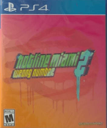 Hotline Miami 2: Wrong Number [Limited Run] box art for Playstation 4